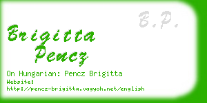 brigitta pencz business card